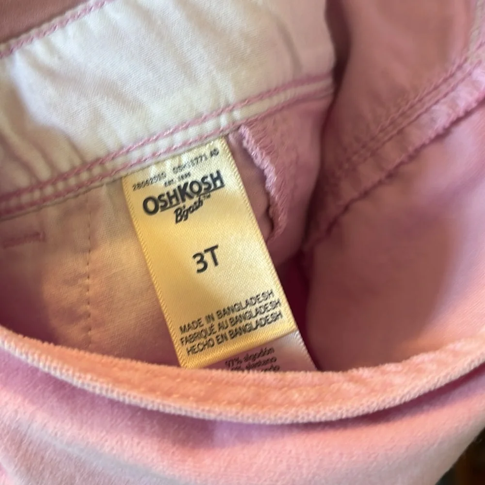 OshKosh B'gosh Pink Overalls Size 3T - Picture 3 of 5